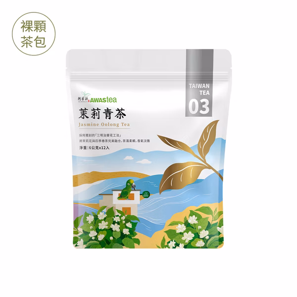 100%臺灣茶・3號茉莉青茶(6g × 12包)